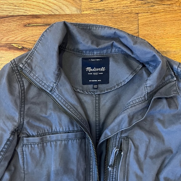Madewelll Canvas Navy Jacket - Picture 3 of 5